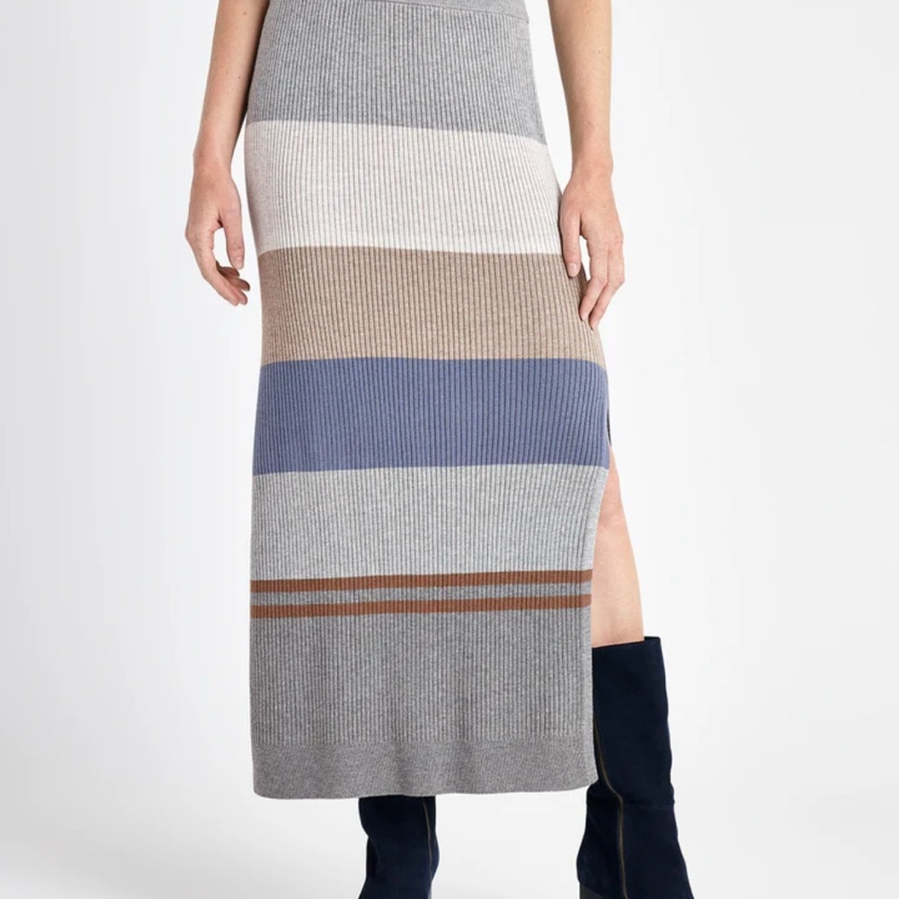 Splendid Multi-Tone Striped Pencil Skirt size XL